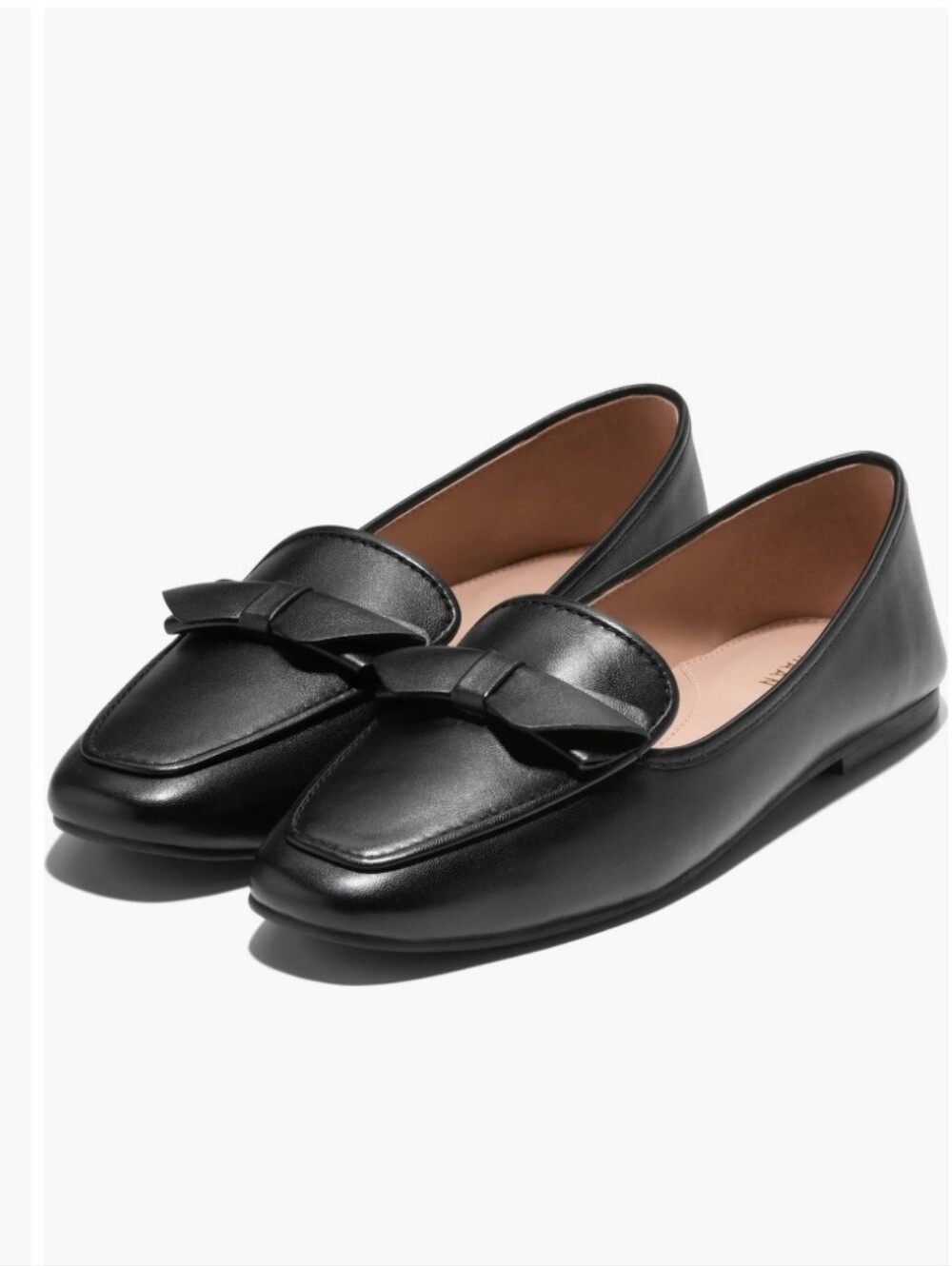 Cole Haan Payson Classic Black Knot Loafers for Women